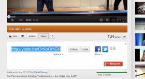 WordPress embed-länk till YouTube